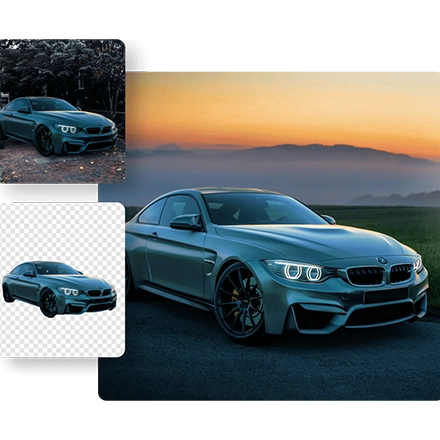 Professional car background editing services in Virginia for auto dealers, rentals, and marketplaces