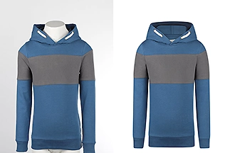 Expert ghost mannequin removal service in Chicago, enhancing product images for a flawless look