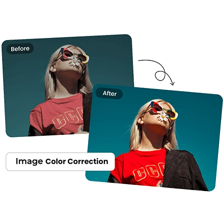 High-quality image color correction services for vibrant, accurate, and visually appealing results.