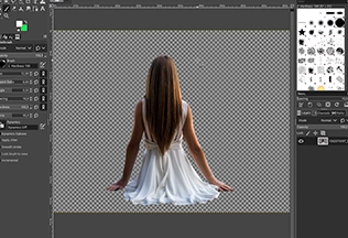 Manual background removal ensures high accuracy and full control in complex image editing project