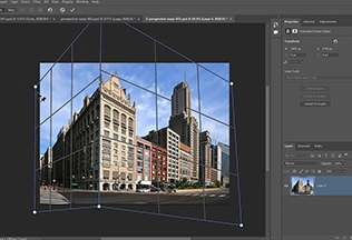 Correct photo angles and align lines in NYC real estate photos with perspective correction editing