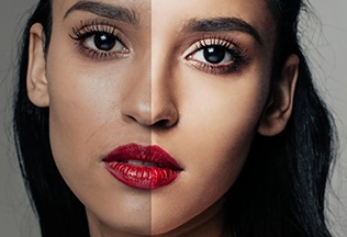 Photo retouching in NYC removes blemishes and flaws for polished images used in catalogs,portraits
